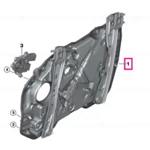 Reduceri Carrier, door front right - BMW