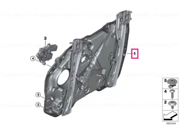 Reduceri Carrier, door front right - BMW