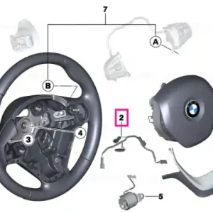 connecting line, steering wheel - BMW Mai ieftin
