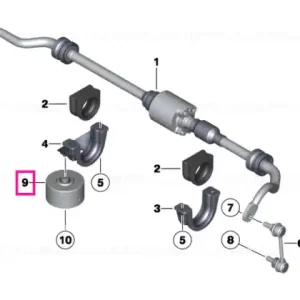 Vibration absorber left 35HZ - BMW Vezi acum