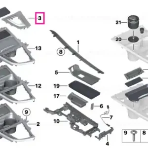 Reducere Capac selector viteze - BMW