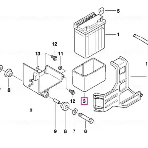 Battery tray - BMW Motorrad Premium