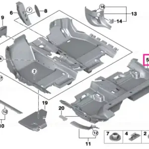 Nu rata Acoperire podea spate SCHWARZ - BMW - Mini