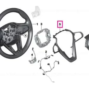 Decorative trim, steering wheel - BMW Reducere specială
