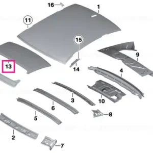 Rear roof panel - BMW Livrare gratuită