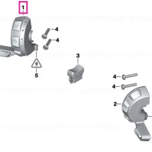 Auxiliary switch, left LIN - BMW Motorrad Doar azi