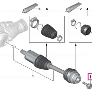 Șurub cu guler și arc M16X1,5X90 - BMW Ofertă de sezon
