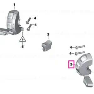 Auxiliary switch, right LIN - BMW Motorrad Cel mai vândut