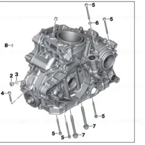 Set carcasă motor - BMW Motorrad Cel mai bun preț