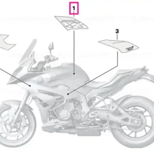 Retur gratuit Lettering, right - BMW Motorrad