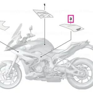 Decor rear left - BMW Motorrad Discount