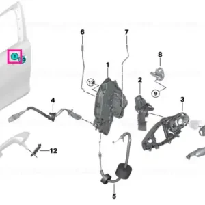 Reduceri System latch, right RL - BMW