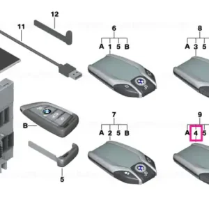 Reduceri BMW display key 434 MHZ RCP US
