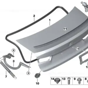 Cel mai bun preț Oil damper tailgate - BMW