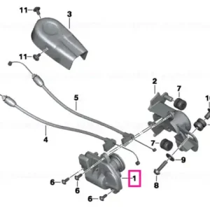 Servo unit, exhaust flap - BMW Motorrad Plată securizată