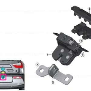 Cel mai vândut Boot lid/tailgate pushbutton - BMW