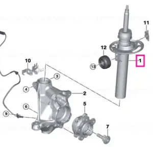 Amortizor telescopic față dreapta - BMW Ofertă de sezon