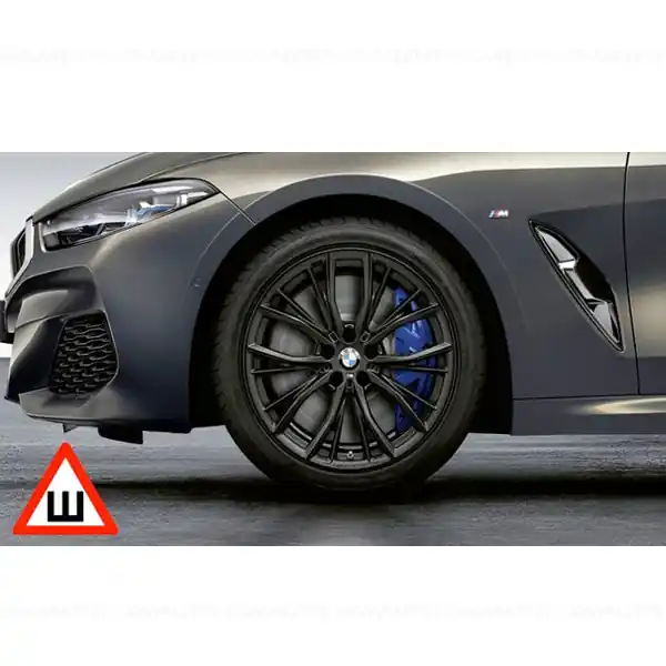 Roată completă de iarnă - M Performance Double Spoke 786M (forged) cu anvelopa Nokian Tyres HKPL 9 - 245/40R19 98T XL - BMW Seria 8 G14/G15/G16 - Jante forjate Doar azi