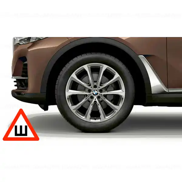 Discount Roată completă de iarnă - V-Spoke 750 cu anvelopa Nokian Tyres HKPL 9 SUV - 255/55R20 110T XL - BMW X7 G07