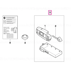 Set chei cu unitate CAS - 434 MHZ - BMW Retur gratuit