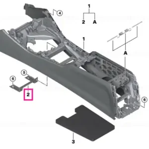 Suport consola centrală, centru - BMW Noutate