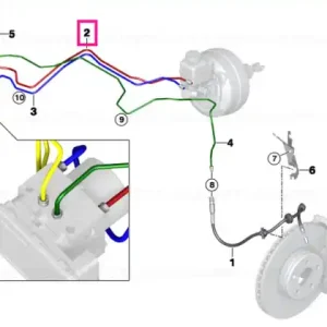Conducta cilindru master frână M12/M12 - BMW Ofertă