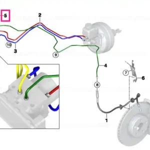Conducta unitate hidraulică DSC M12-M10 - BMW Reducere de preț