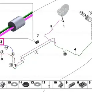 Super ofertă Conducta unitate hidraulică DSC M10-M10 - BMW