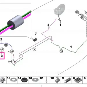 Conducta unitate hidraulică DSC M12-M12 - BMW Doar azi