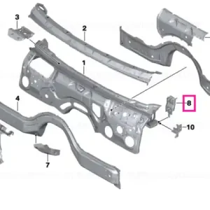 Suport tub de sprijin stâng - BMW Disponibil imediat