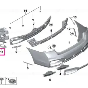 Absorber funnel, left M - BMW Ultima șansă