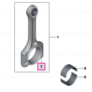 Connecting rod bolt M7X37 - BMW - Mini Super ofertă
