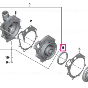 Doar azi Inel garnitură - BMW Motorrad