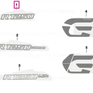 Lettering, right - BMW Motorrad Preț mic