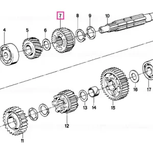 Livrare rapidă Gear wheel 3rd gear - BMW Motorrad