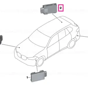 Chilipir Radar sensor, close range SRR-01 HP - BMW