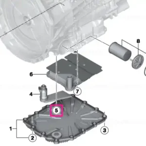 Șurub cap bombat M8X20 - BMW Comandă acum