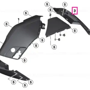 Preț promoțional Ornament caz podea spate dreapta - BMW Motorrad