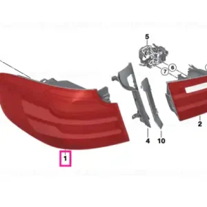 Reducere Rear light in the side panel, right - BMW