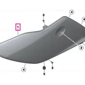 Reduceri Lateral trim panel, left ROHTEIL / BLANK - BMW Motorrad