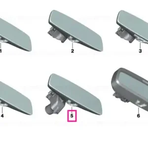 Reducere extra Rearview mirror EC / LED / GTO / FLA - BMW