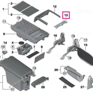 Vezi acum Trim broasca, cotiera - BMW