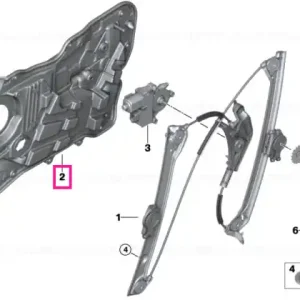 Chilipir Carrier, door front right - BMW