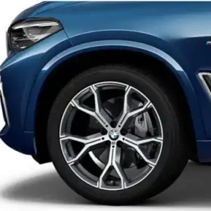 Roată completă de iarnă - M Y-Spoke 741M (bright turned) cu anvelopa Pirelli Scorpion Ice Zero 2 r-f - 315/35R21 111H XL - BMW X5/X6 G05/G06 - punte spate Ofertă limitată