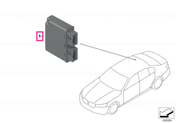 Control unit ultrasonic sensor USS ECU HIGH - BMW Cel mai vândut