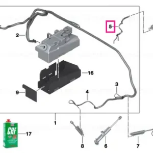 Discount Set, hydraulic line, tailgate - BMW