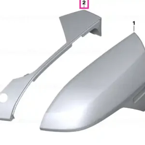 Ieftin Trim, luggage comp. floor, top left LIGHT-GREY - BMW Motorrad