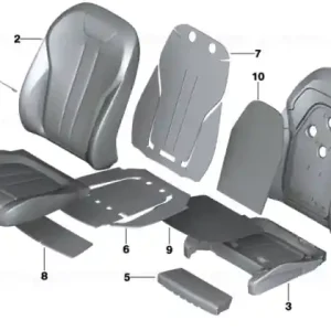 Acoperire scaun confort piele perf. TARTUFO - BMW Retur gratuit