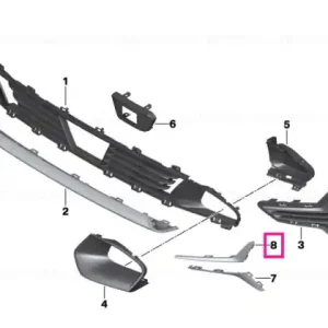 Super ofertă Moulding upper left - BMW