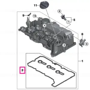 Set garnituri capac chiulasa - BMW Seria 1 F40, Seria 2 F44 F45 F46, X1 F48, X2 F39 - Mini Cabrio F57, Clubman F54, Countryman F60, F55, F56 Ultima șansă
